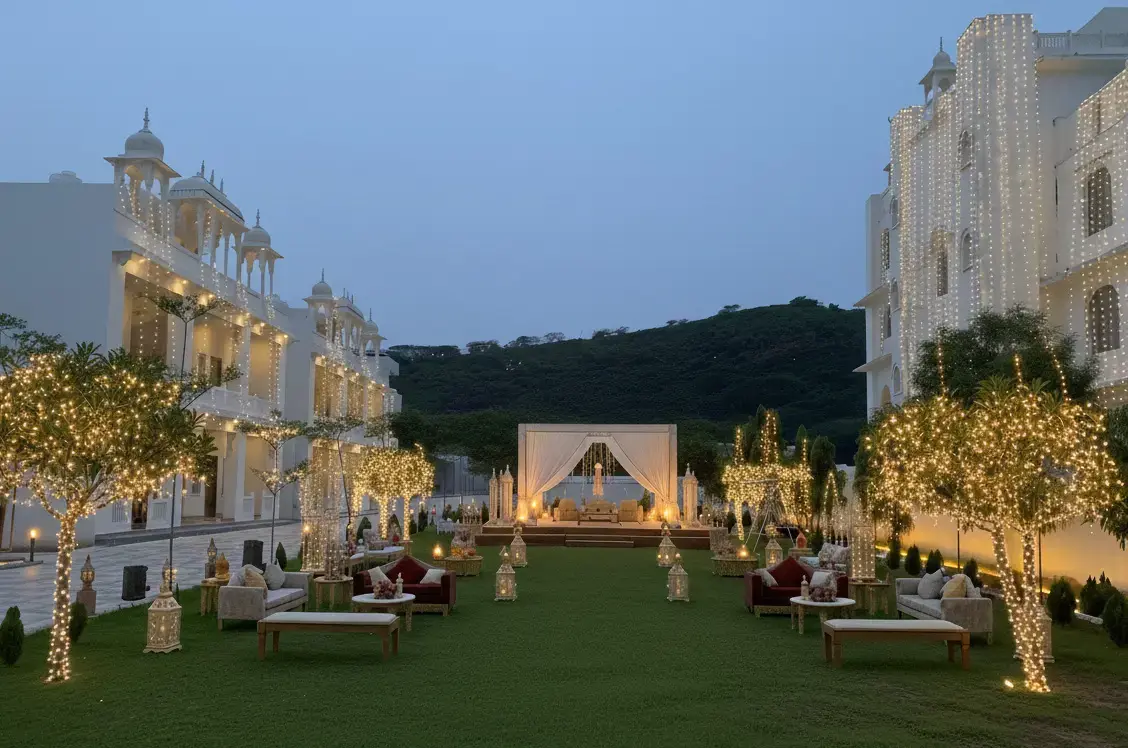 Roopgarh Palace facade